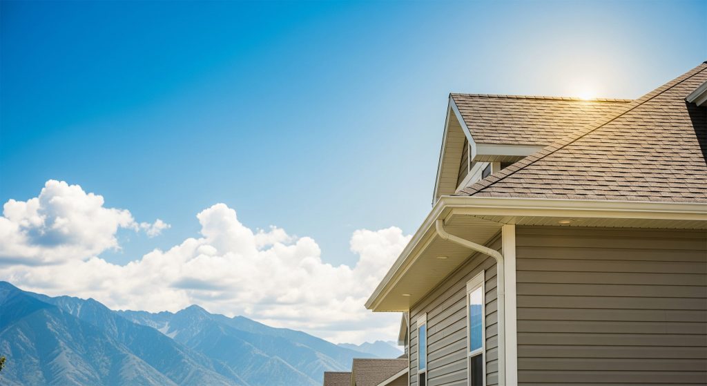 new vinyl siding on home in salt lake city utah